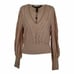 BCBG Crop Bishop Sleeve Sweater sz L