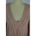 BCBG Crop Bishop Sleeve Sweater sz L