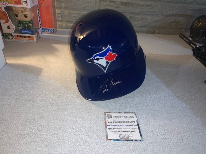 George Bell Autographed Batting Helmet