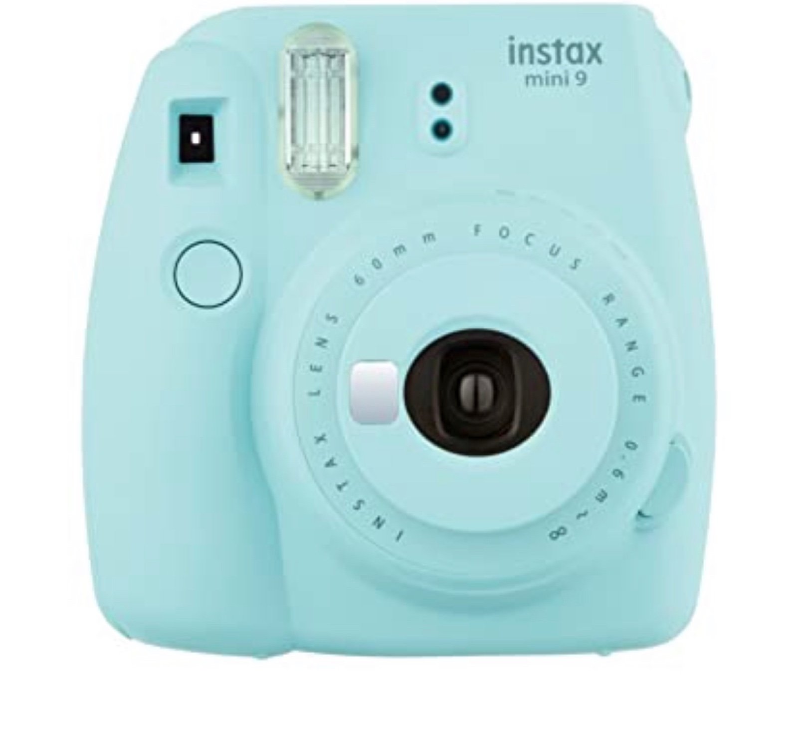 Fujifilm Instax Mini 9 Instant Camera - Ice Blue - 2.7x4.7x4.6