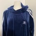 2x Adidas Velour Cropped Hoodie