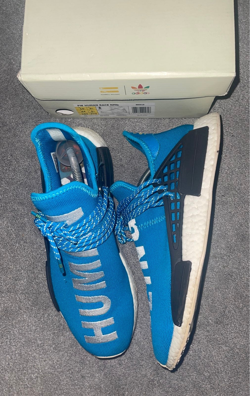 Blue Adidas Human Race sz 10