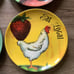 Set of 4 Farm Fresh Demdaco Plates