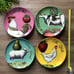 Set of 4 Farm Fresh Demdaco Plates