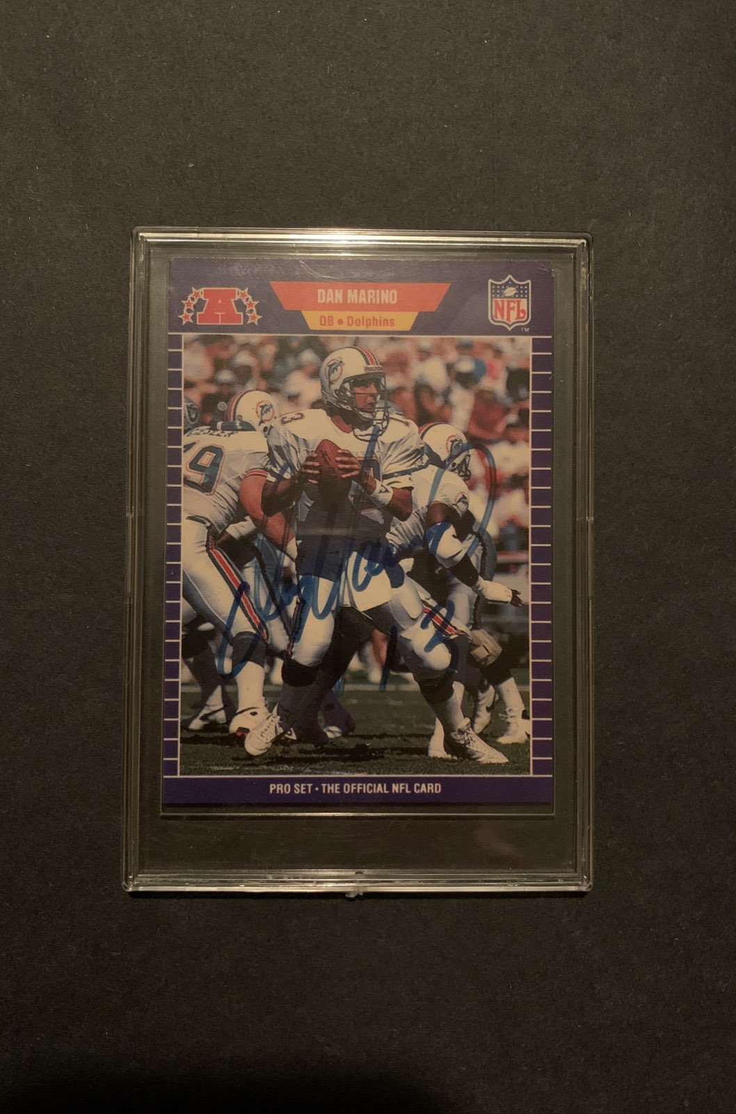 Dan Marino Autographed Trading Card