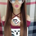 Brown ombre black long lace wig