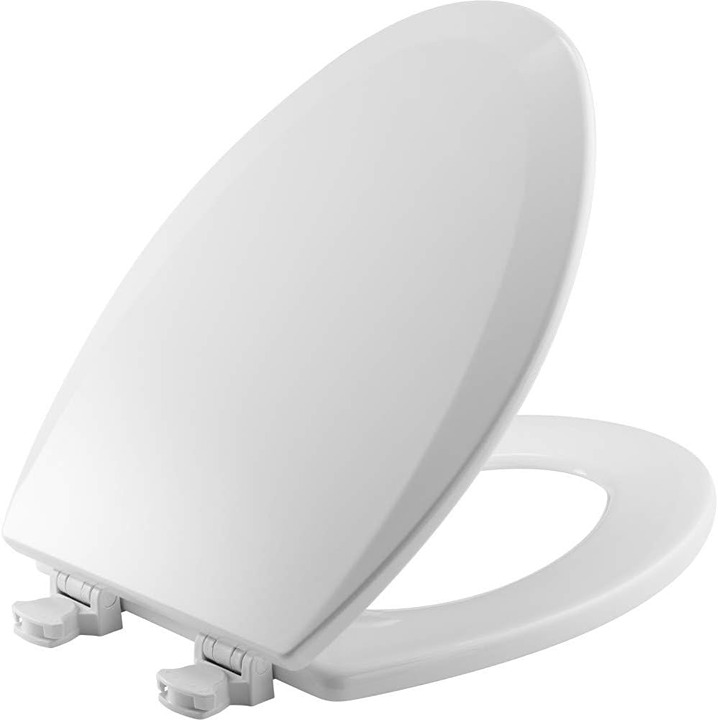 Lift-Off Wood Elongated Toilet Seat