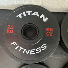 Olympic change plates 2.5KG pair New Titan Fitness
