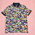 Polo Ralph Lauren Art Deco Multicolor Pennant Stadium Bears Classic Fit Shirt