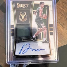 Select 2017-18 D.J. Wilson Auto RPA /199 DJW Milwaukee Bucks
