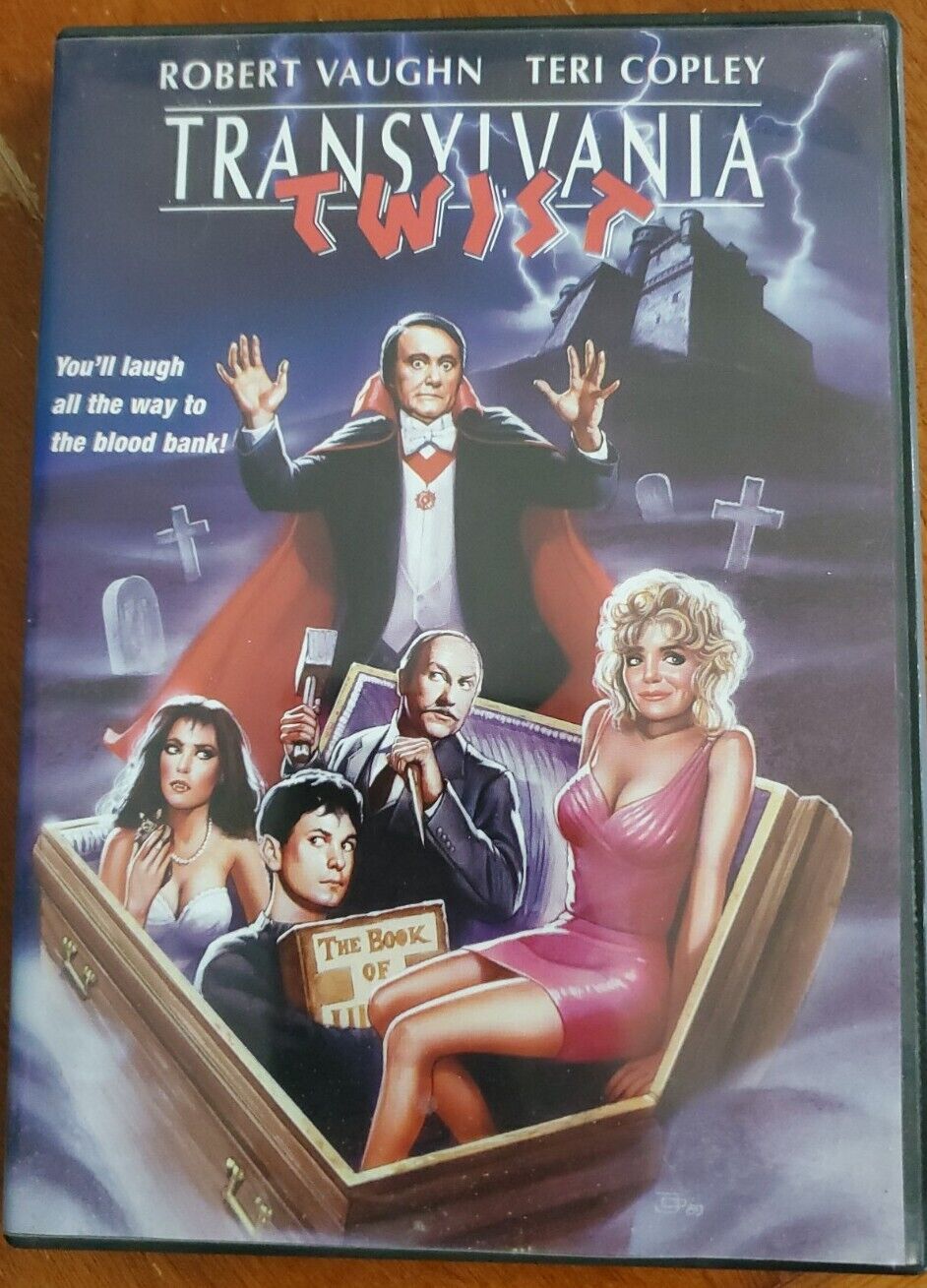 Transylvania Twist DVD Robert Vaughn Teri Copley 80's Horror Spoof HTF RARE OOP