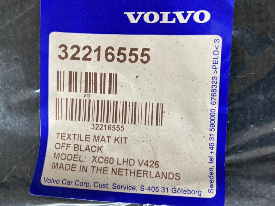 Volvo xc60 car mat set
