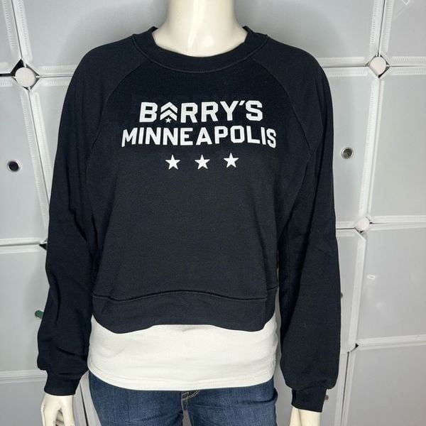 Barry’s Minneapolis Crop Sweatshirt Size Small