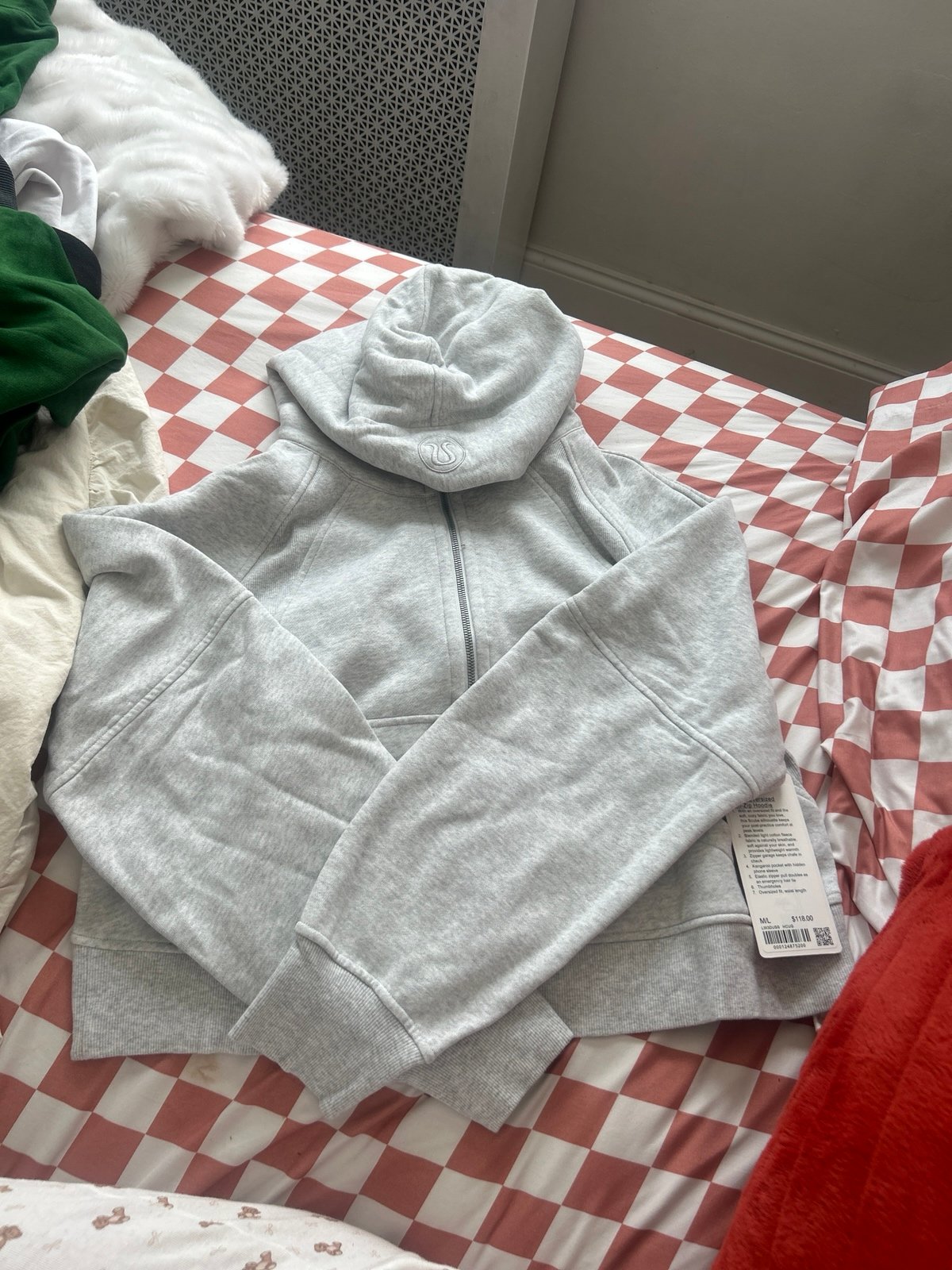 Lululemon Half Zip Scuba Hoodie