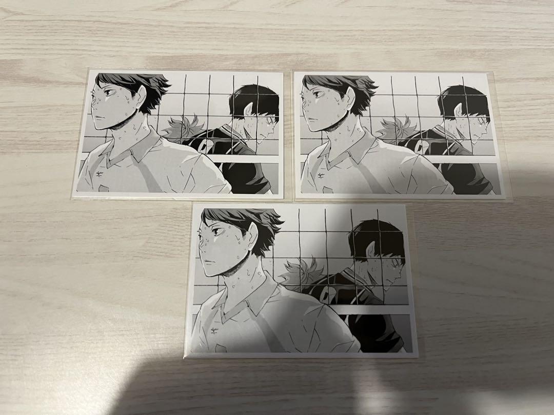 Haikyuu!! 10th Chronicle Photo Card NO. 63 Oikawa Tōru and Kageyama Tobio 3 cards