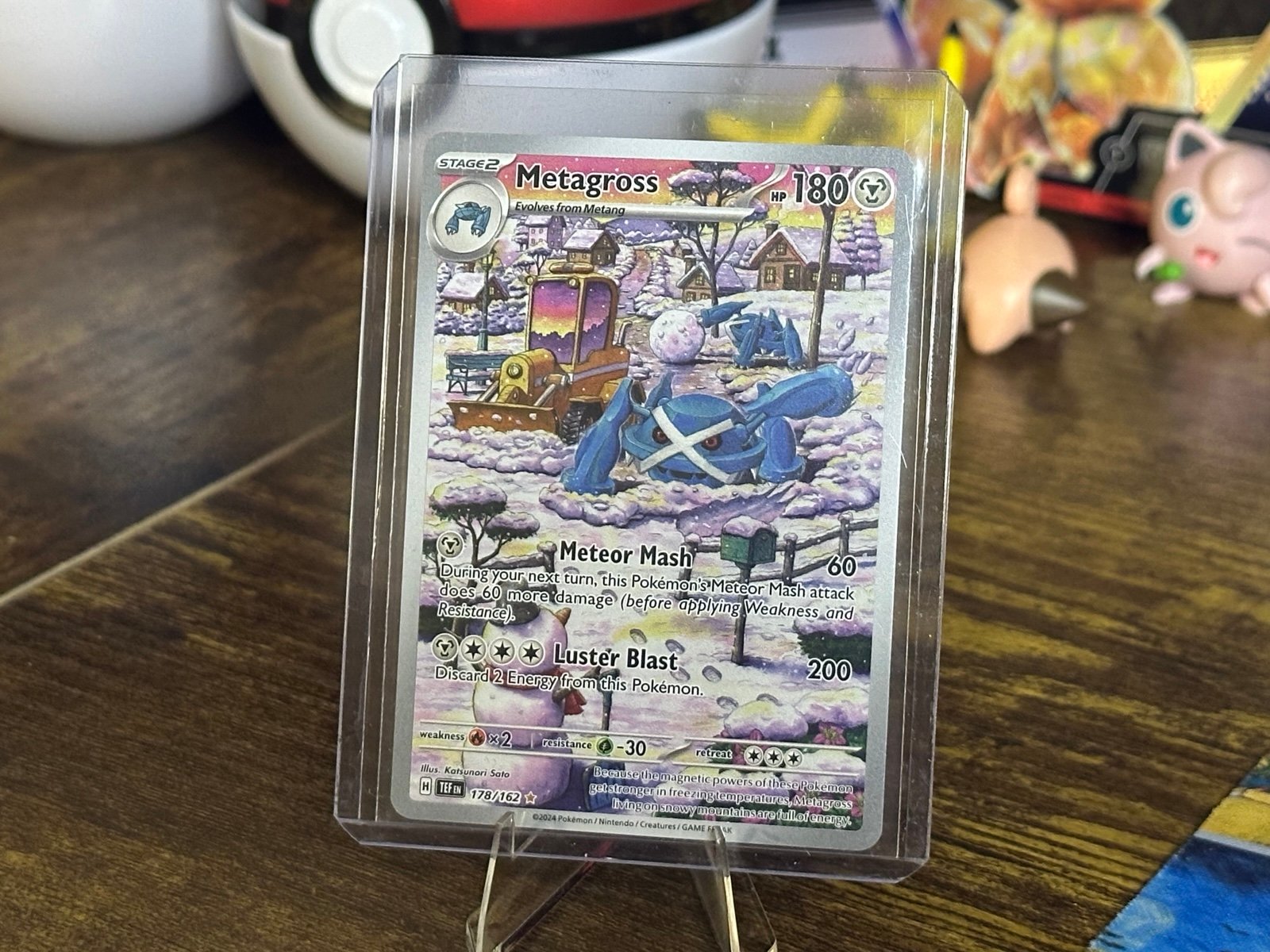 Metagross Temporal Forces Illustatrion Rare 178/162