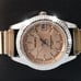 Gruen Ladies 24mm Date Just Pink Champagne Dial Japan Quartz Flex Bracelet CLEAN