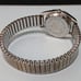 Gruen Ladies 24mm Date Just Pink Champagne Dial Japan Quartz Flex Bracelet CLEAN