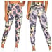 Bally Floral Print Kayla Chalk Violet High Waist Athletic Pants Medium