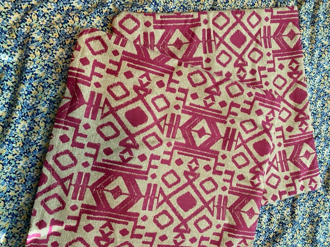 TWO Pink Pillow Shams
