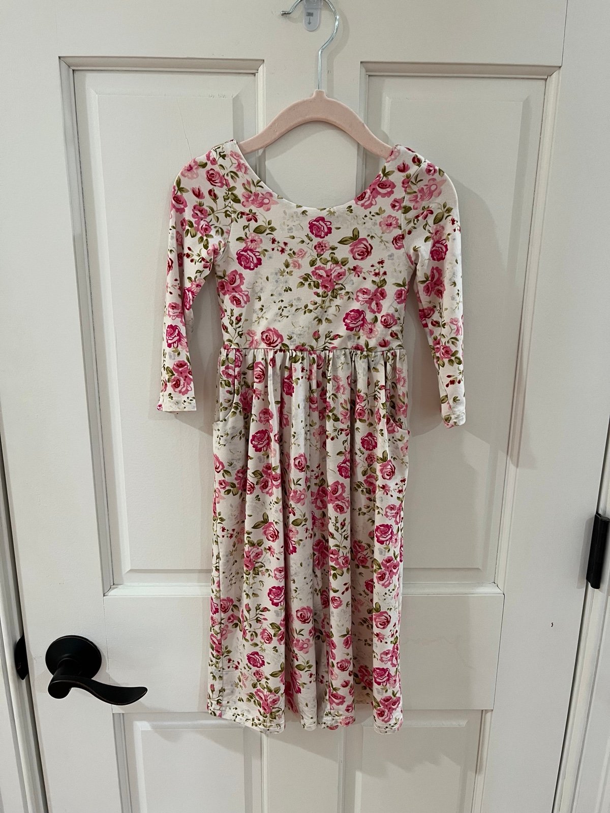 Sweet Honey Budding Roses Leggy Romper, size 2T