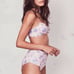NWT LoveShackFancy Cassandra Bikini Top
