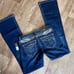 NWT Miss Me Mid Rise Boot Cut Angel Wings Jeans Women Size 28 Bedazzled Wings
