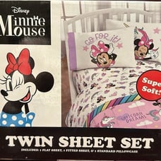 Minnie Mouse Unicorn Twin 3pc Sheets Set