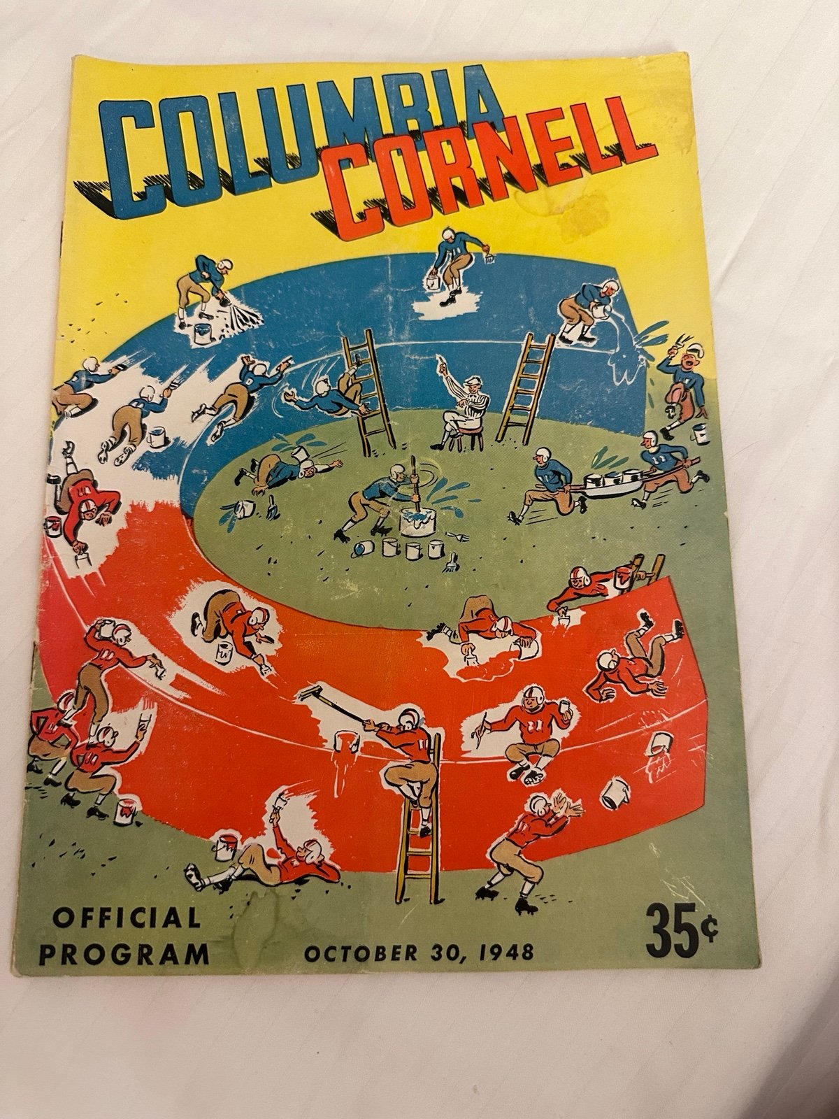 1948 COLUMBIA CORNELL FOOTBALL PROGRAM