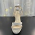 Elena Benjamin Walk silver heels NWT