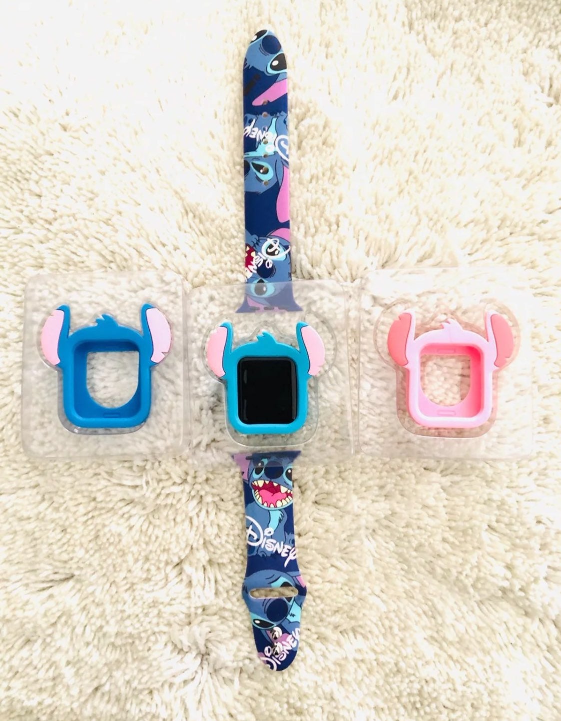 Stitch Apple Watch Band/Cover Combo 4-pc