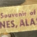 Vintage Metal Belt Buckle, Brass, Mouse, Wildlife, Nature, Maines Alaska, Nice
