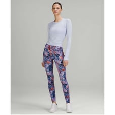 Lululemon Fast and Free High-Rise leggings 28”, Purple Multi, Size 4