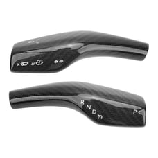 NEW Tesla Model 3 & Y Real Carbon Fiber Steering Wheel Paddle Shift Trim Cover