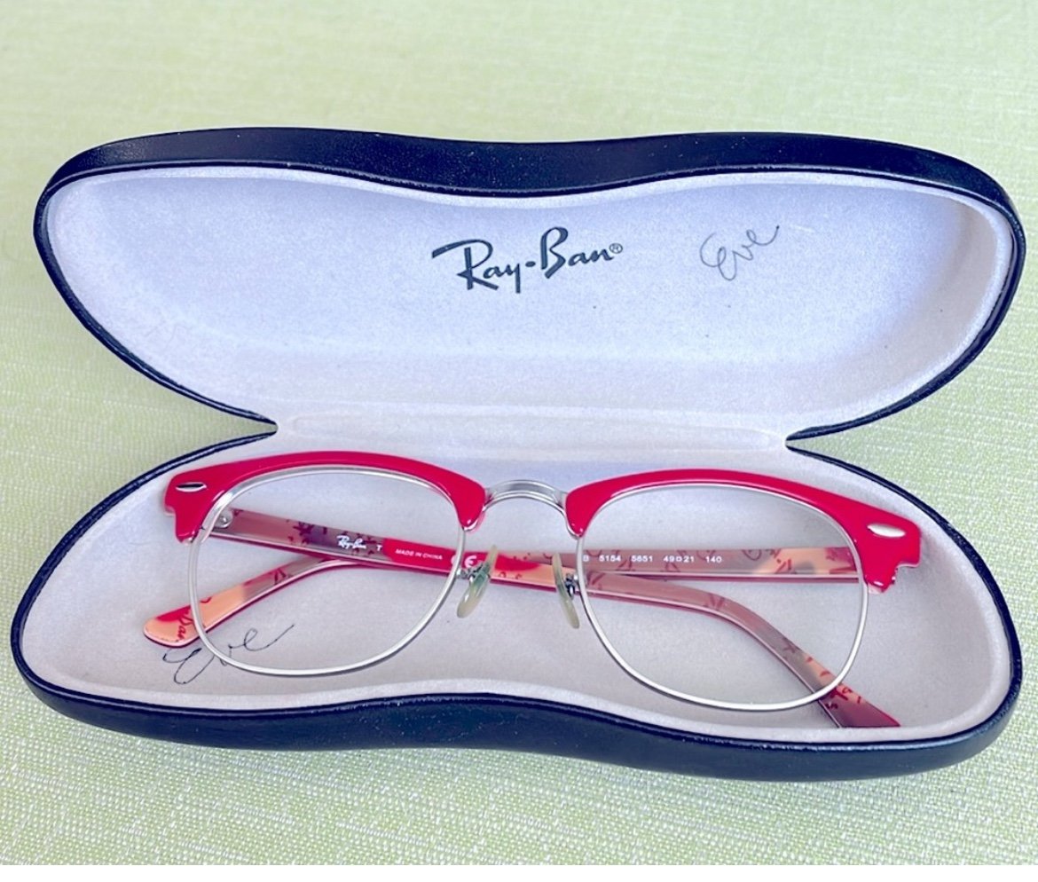 Ray-Ban RB 5154 Clubmaster Women's Red RX-Ready Eyewear Frames & Hard Case