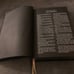 Monochrome Black Bible Genuine leather KJV KING JAMES VERSION NEW TESTAMENT