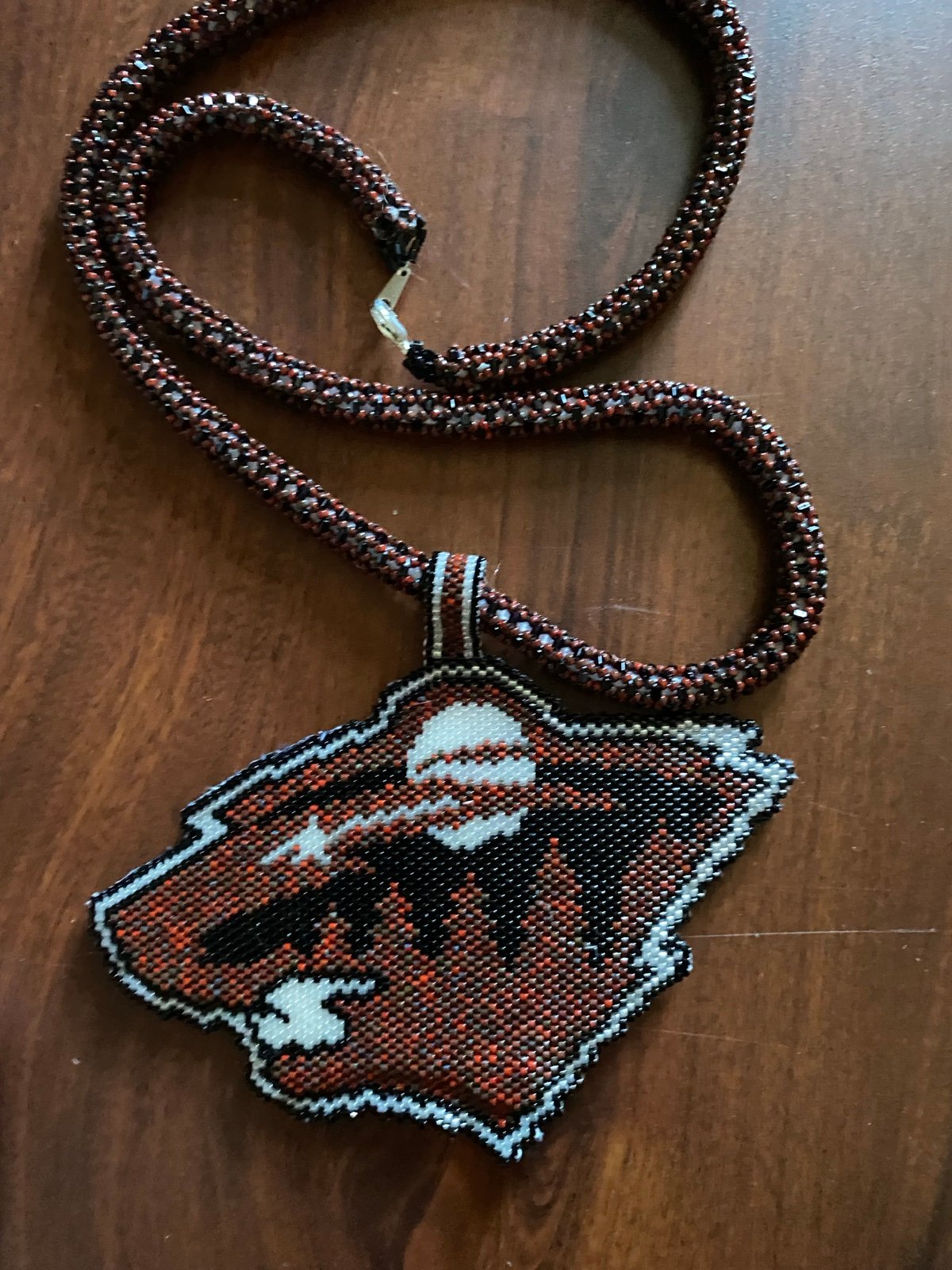 Minnesota wild beaded necklace *custom colors*!!!!!