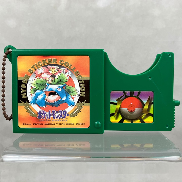 Vintage Amada Pokémon Venusaur Retsuden Hyper Case Sticker Bread Seal Holder