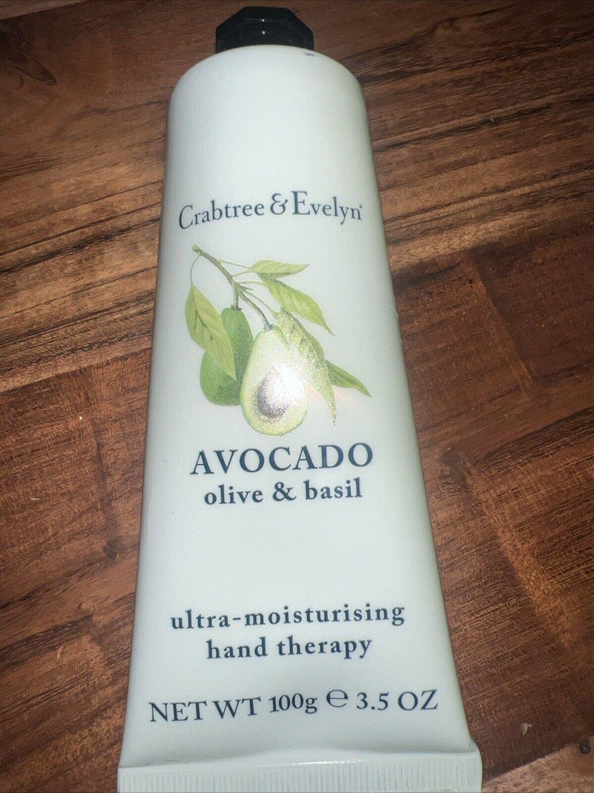 Crabtree & Evelyn AVOCADO Olive Hand Therapy, 3.5 oz, NEW Discontinued