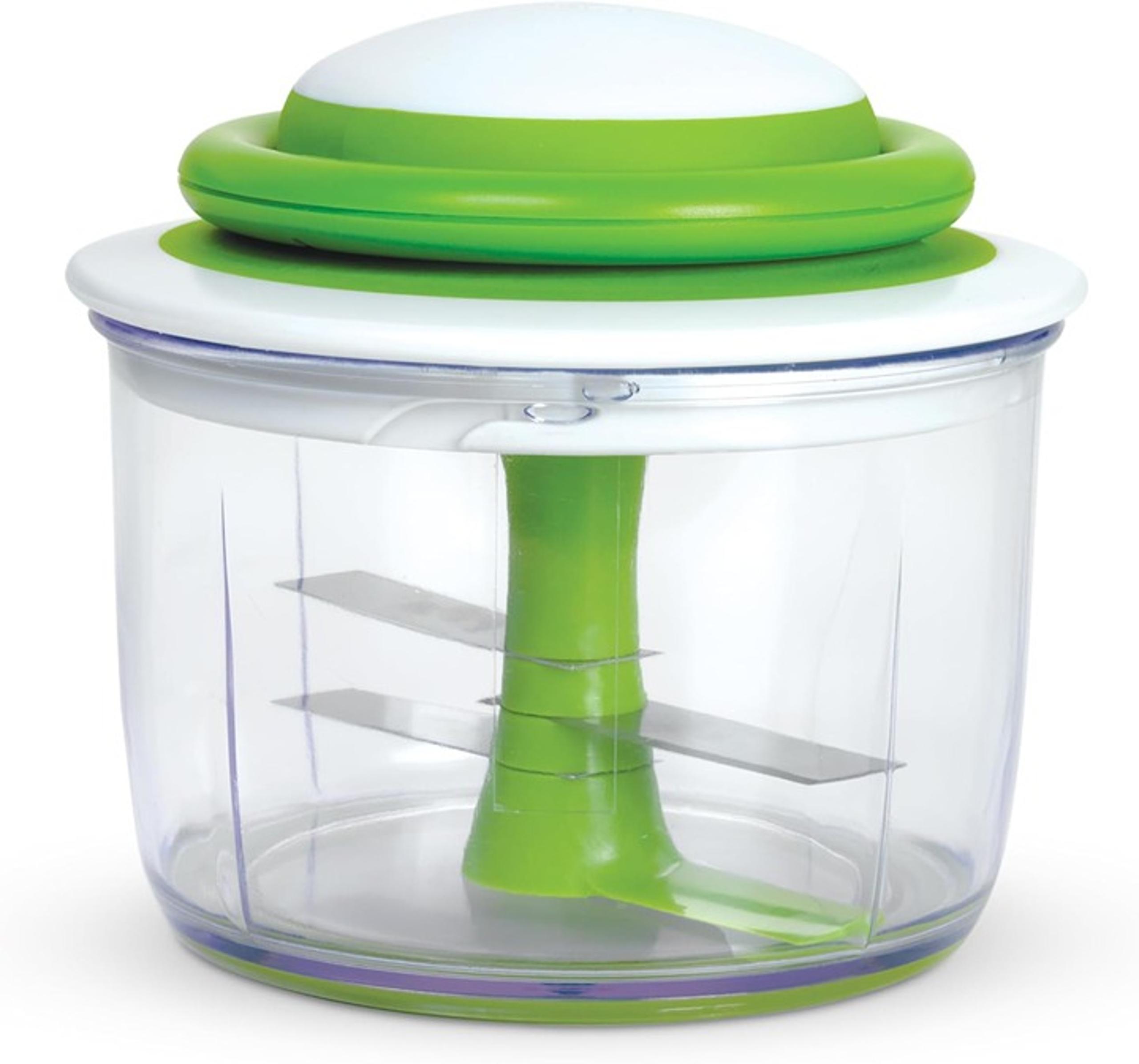 Chef'n VeggiChop Hand-Powered Food Chopper (Arugula), 5.5" x 5.5" x 5"