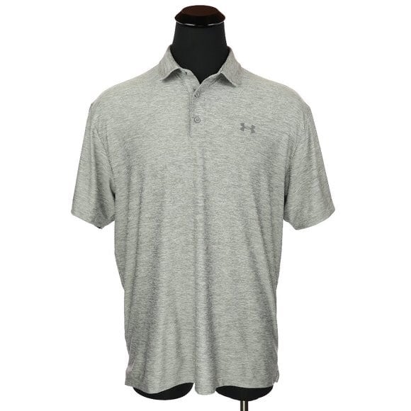 Under Armour Heat Gear Golf Polo Shirt Gray XL