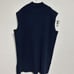 DoCLASSE Dark Blue Sleeveless Knit with Buttons, Navy, Size M