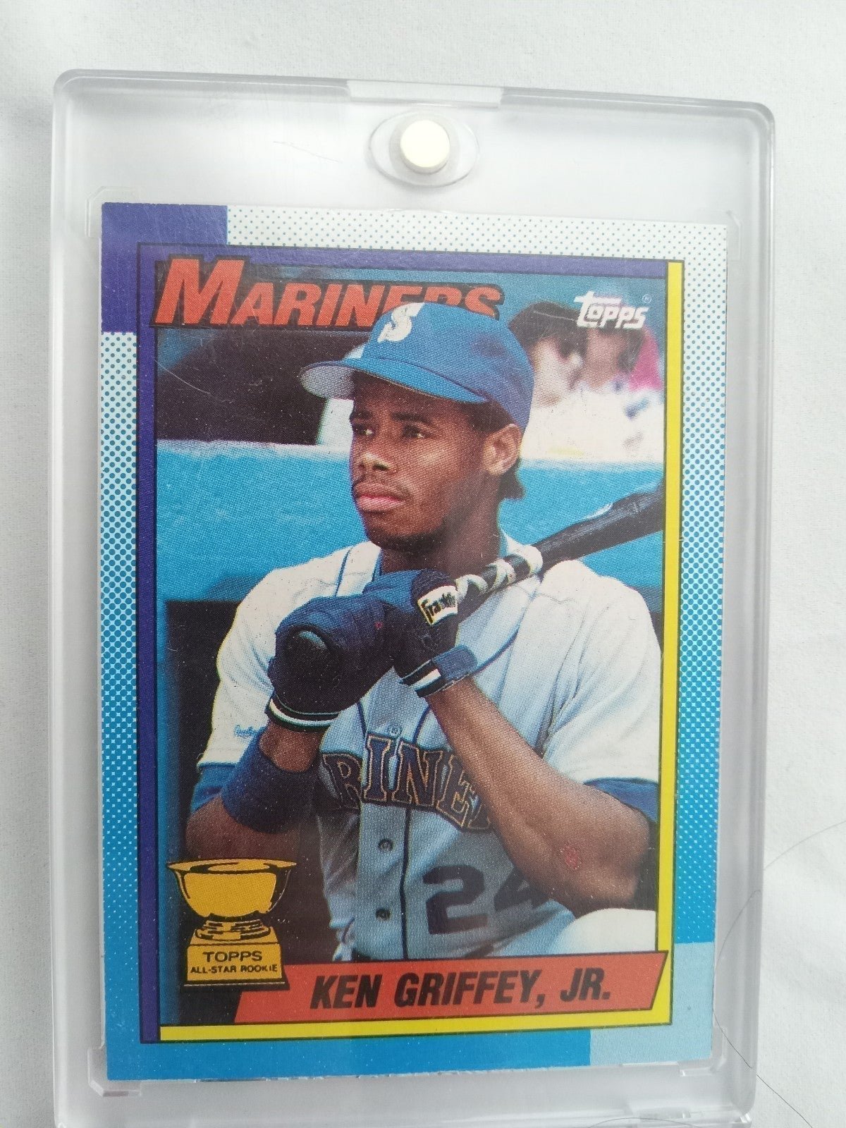 Ken Griffey Jr ERROR CARD blank back
