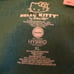 New Hello Kitty Women's size XL Teal Boxy Crop Tennis Playing Kitty Sweatshirt
