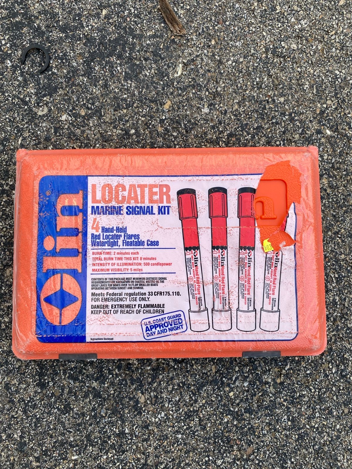 Olin locator marine 4 handheld signal kit vintage new sealed