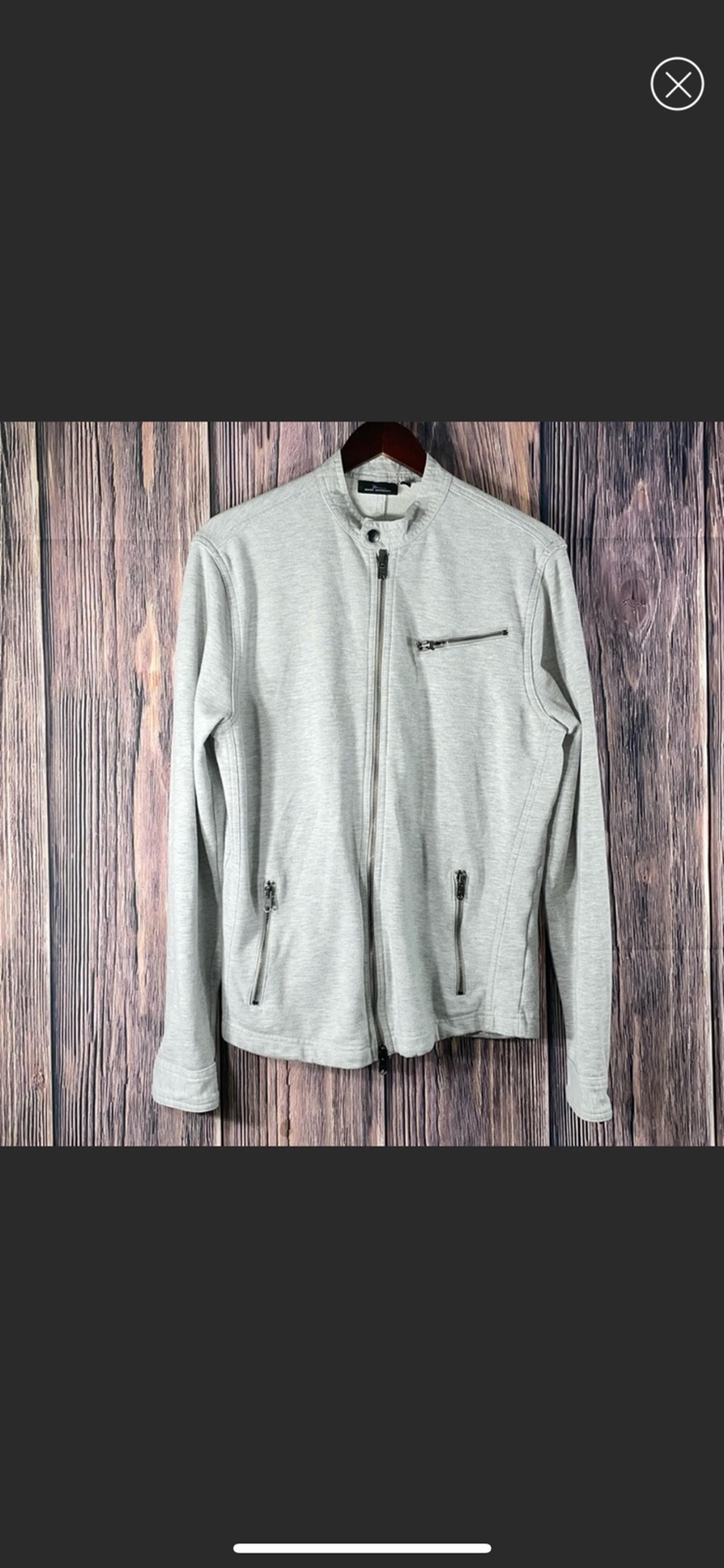 MARC ANTONY MEN Zipper jacket  Size Medium Color Gray