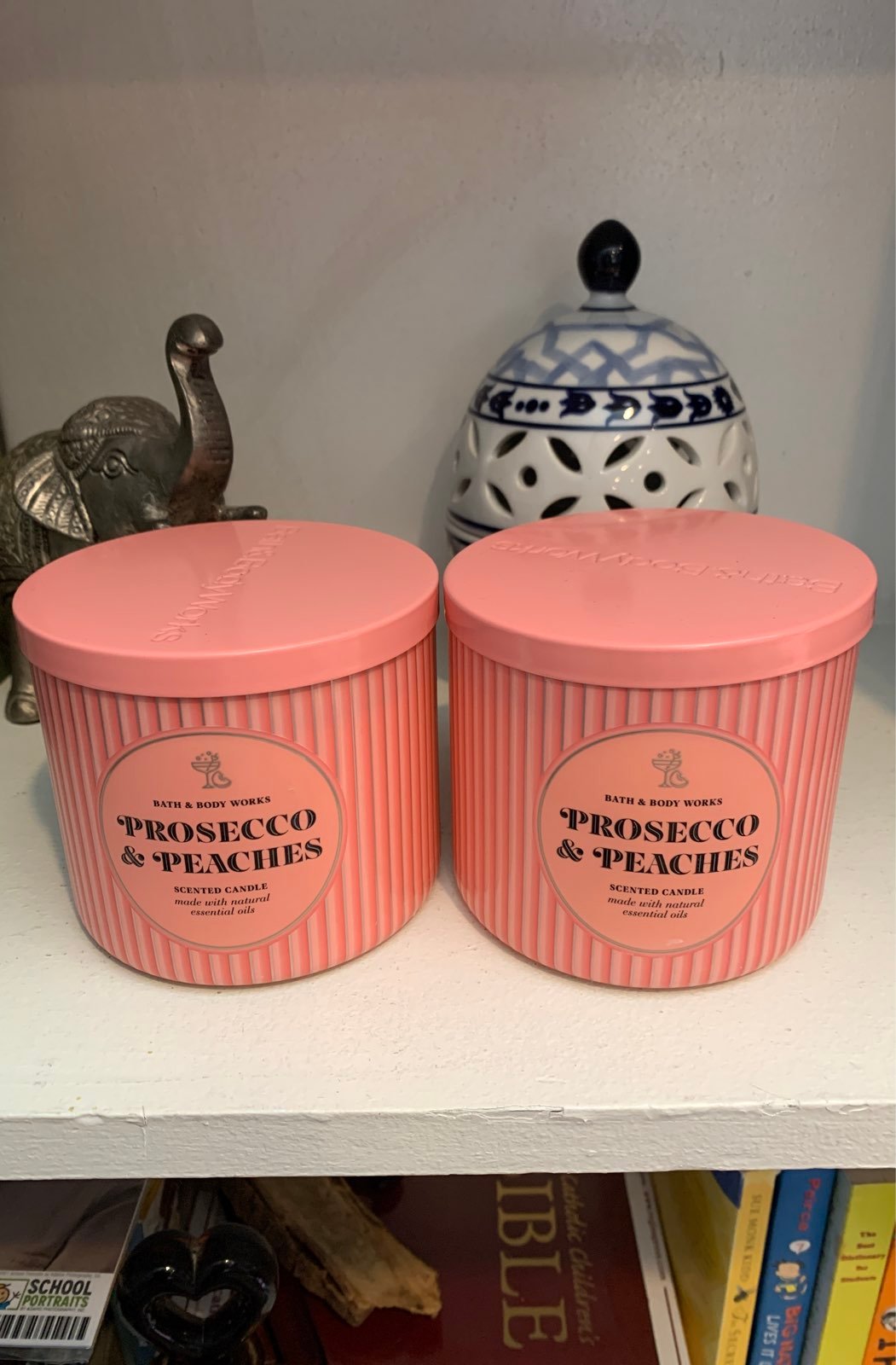 BBW - 2 Prosecco & Peaches 3 Wick Candle