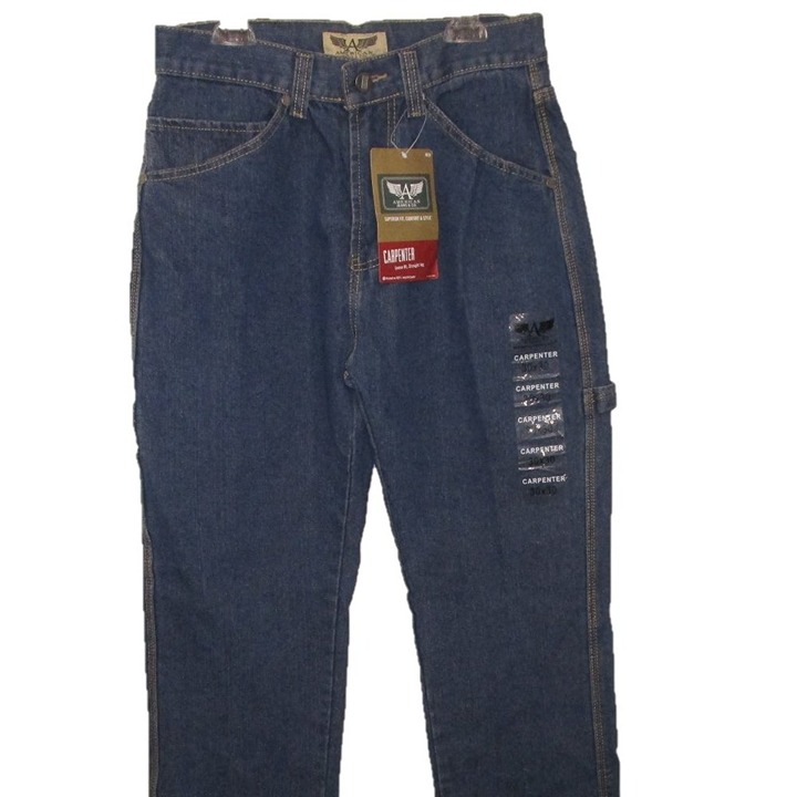 Brand New American Jean & Co Carpenter Loose Straight Leg Jeans Size 30x30 # 657