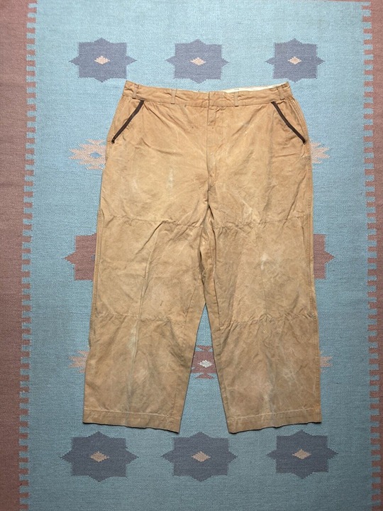 Vintage 50s 60s Masland canvas pants hunting fishing cotton Cumberland 37