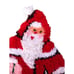Vintage Santa Claus Christmas Wall Hanging Hook Rug Latch Completed 28 X 19